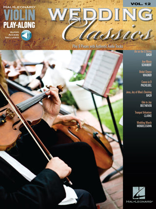 Classiques de mariages, Violon Play-Along Vol. 12