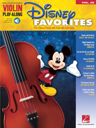 Disney Favorites, Violin Play-Along Vol. 29