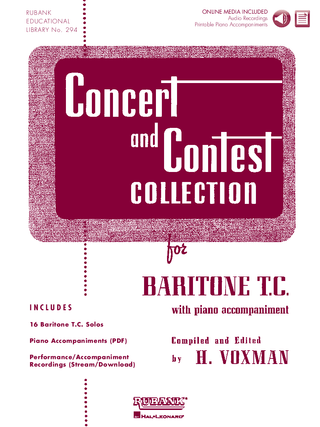 Collection Concert et Concours, Euphonium (clef de sol)