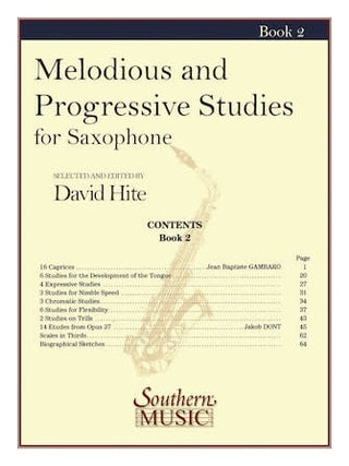 Melodious and Progressive Studies, Book 2 (Sax)