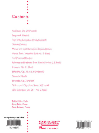 Concert and Contest Collection, Flute