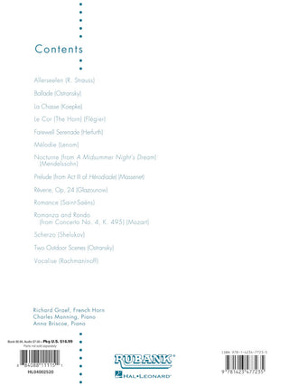 Collection Concert et Concours, Cor français