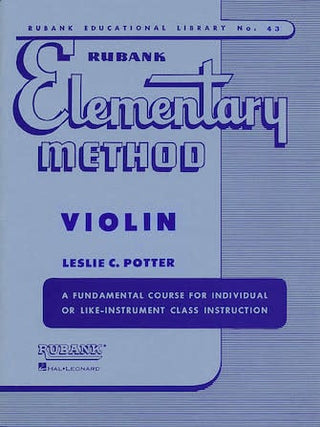 Méthode Élémentaire Rubank, Violon