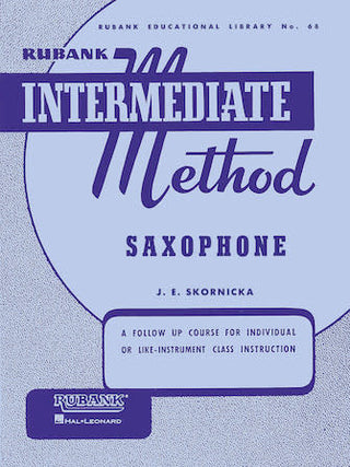 Méthode Intermédiaire Rubank, Sax alto / Sax ténor