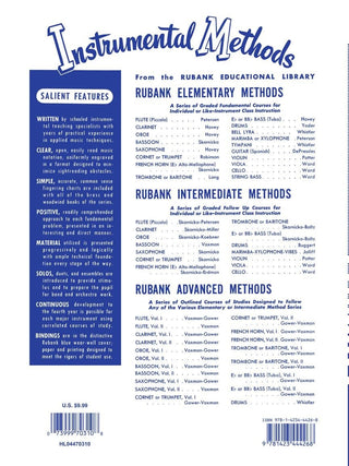 Rubank Advanced Method - Vol. 1, Clarinet