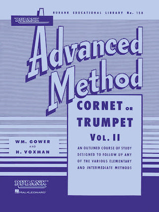 Méthode Avancées Rubank - Vol. 2, Trompette/Cornet