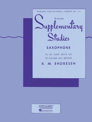 Études Supplémentaires, Sax alto / Sax ténor