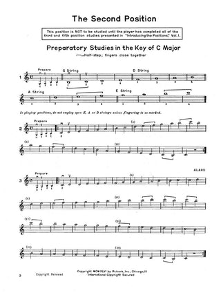 Introducing the Positions for Violin, Vol. 2 (2nd, 4th, 6th & 7th)