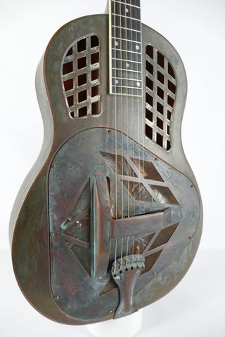 Republic Tricone Classic Copper Rust Resonator Guitar
