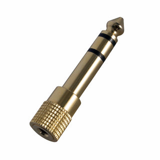 3.5 mm (1/8) Female to 6.35 mm (1/4) Male Stereo Audio Adapter