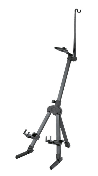 Support Violon Pliant Aluminum avec Attache de Sécurité