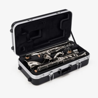 Backun Alpha Low Eb Bass Clarinet (Silver Keys & Hardshell Case)