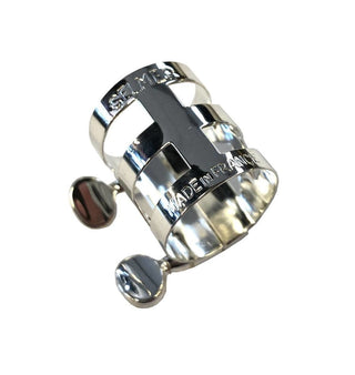 Ligature Saxophone Alto Selmer Paris Metal Argent