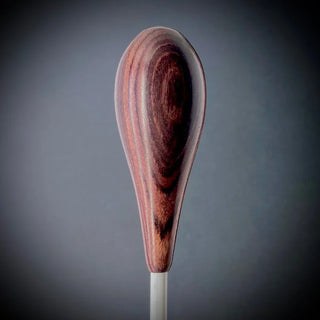 Custom Batons 13.5" Fiberglass shaft with Kingwood, Teardrop handle Conducting Baton