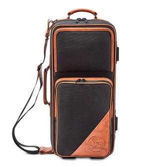 Gard Double Trumpet Fiberglass Case With Black Nylon Exterior