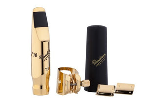 Vandoren T7 Small Chamber V16 Metal Tenor Sax Mouthpiece With Optimum Ligature Kit