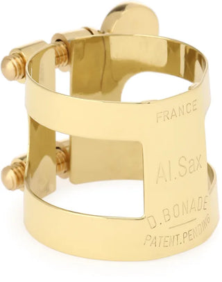 Ligature Saxophone Alto Bonade Gold Inversée
