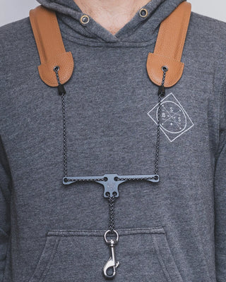 Boston Sax Shop Cloud Strap (Chestnut Brown)