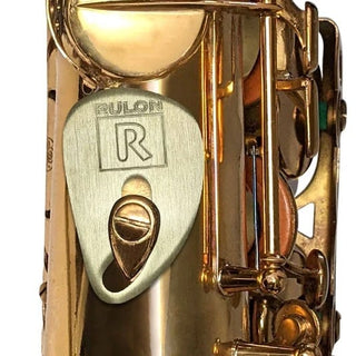 RULON Ergonomic Saxophone Thumb Rest Raw Brass
