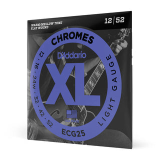Cordes Guitare Électrique D'Addario Chromes Flat Wound