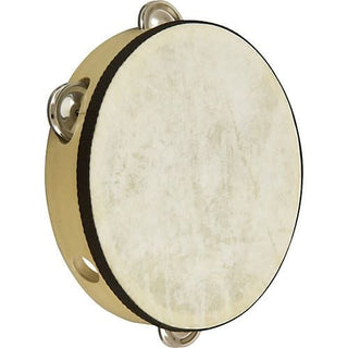 Tambour de basque de RB 08", bois, 10 cymbales