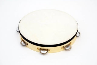 Rhythm Band Wooden Tambourine, 18 Cymbals