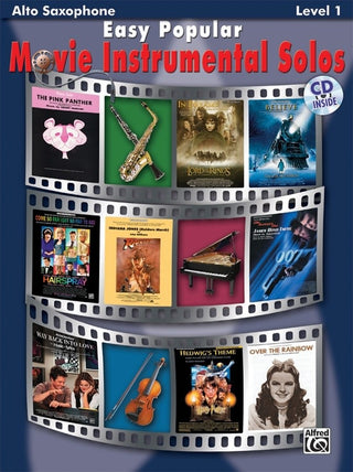 Solos Instrumentaux Films Populaires Faciles, Saxophone Alto