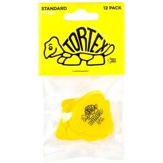 Plectre Tortex Standard 0.73mm - Jaune (12 pk)
