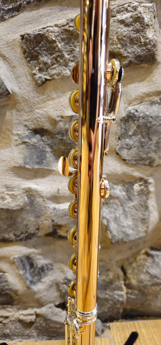 Powell Handmade Custom 9k Rose Gold Flute
