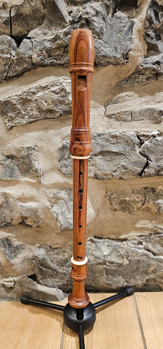 Flûte à Bec Alto Moeck En Bois De Rose Usagé 