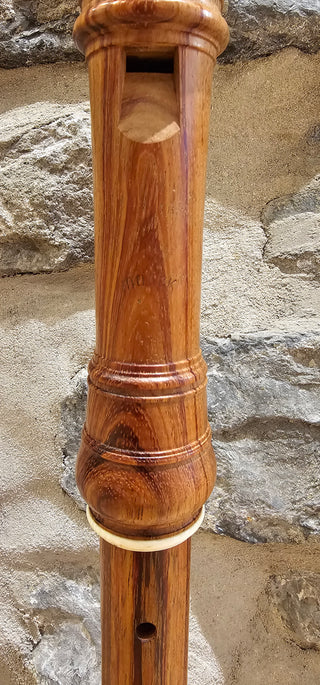 Flûte à Bec Alto Moeck En Bois De Rose Usagé 