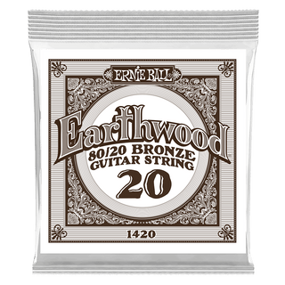 Ernie Ball Acoustic Guitar Single String 80/20 Bronze