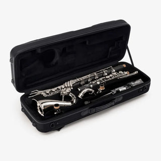 Backun Alpha Low C Bass Clarinet (Silver Keys & Backpack Case)