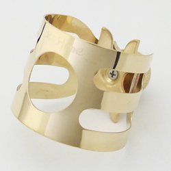 Wood Stone Ishimori Classic #4 Brass Alto Saxophone Ligature