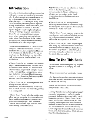 Études Efficaces pour le Jazz - Vol. 1, Trombone