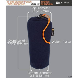 Pochette pour Bocal & Bec de Sax Alto Protec