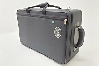 Marcus Bonna Triple Case for 2 Trumpets and 1 Flugelhorn model MB with wheels Nylon- Black with MB Metal Silver Logo