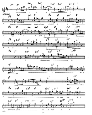 Études Efficaces pour le Jazz - Vol. 1, Sax baryton