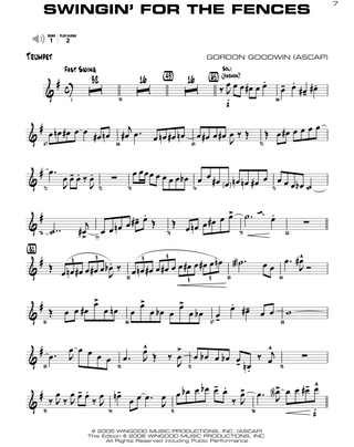 Gordon Goodwin's Big Phat Band Play-Along Series - Vol. 1, Trumpet