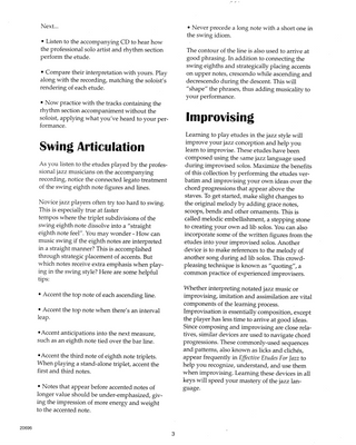 Études Efficaces pour le Jazz - Vol. 1, Trombone