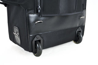 Marcus Bonna Triple Case for 2 Trumpets and 1 Flugelhorn model MB with wheels Nylon- Black with MB Metal Silver Logo
