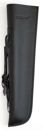 Carquois pour Archet de Contrebasse, en Cuir Noir