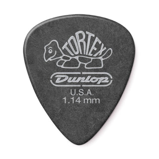 Plectres Guitare Dunlop Tortex Pitch Black (Paquet de 72) 1.14mm