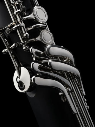 Backun Alpha Low Eb Bass Clarinet (Silver Keys & Hardshell Case)
