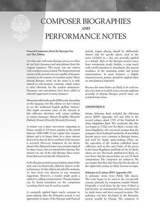 The Baroque Era - Intermediate Level