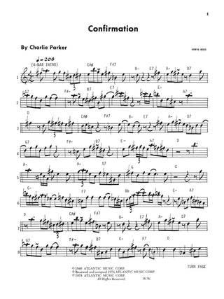 Charlie Parker Omnibook Vol 1