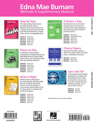 A Dozen a Day - Mini Book