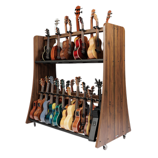 Armoire de Rangement Pour 30 Ukulélés Gator Avec Roues