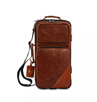 Gard Compact Triple Trumpet Case – Leather, Antique