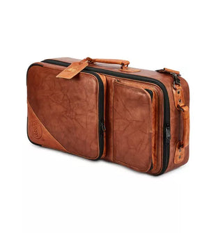 Gard Compact Triple Trumpet Case – Leather, Antique